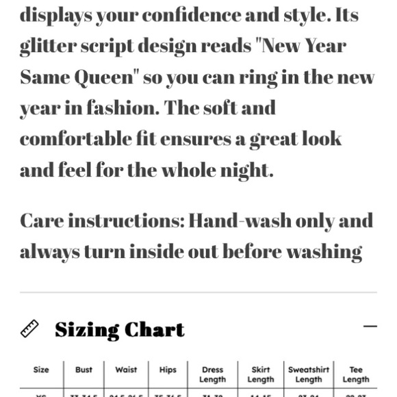 NWOT Queen of Sparkles NewYear Same Queen S - Picture 12 of 16